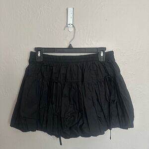 Princess Polly Black Bubble Mini Skirt